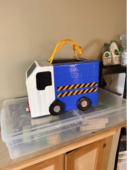 DIY - Truck costume toddler Halloween dump truck