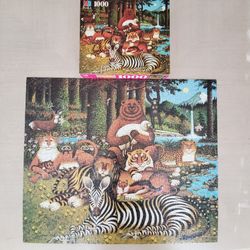 Animals Puzzle (Missing 4 Pieces)
