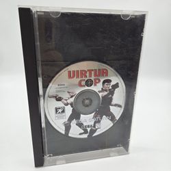Virtua Cop (Sega Saturn, 1995) NTSC Vg Long Box *missing Manual*