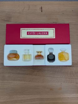 Vintage Estée Lauder Small Wonders Mini Travel Splashbottle Perfume Set of 5