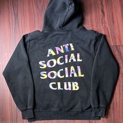 BAPE x Anti Social Social Club A Bathing Ape LA Camo Pullover Hoodie Black Japan
