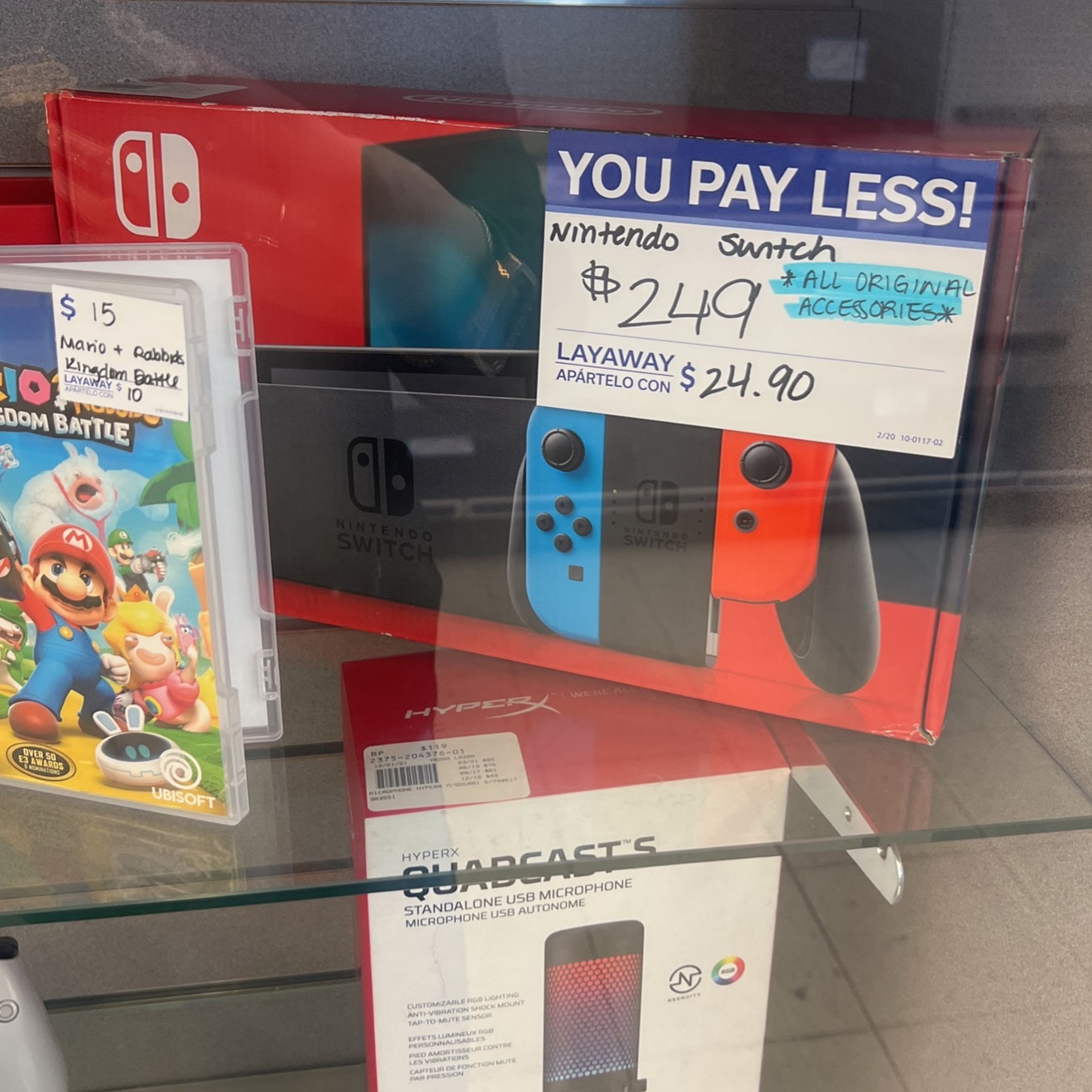 Nintendo Switch *All Original Accessp