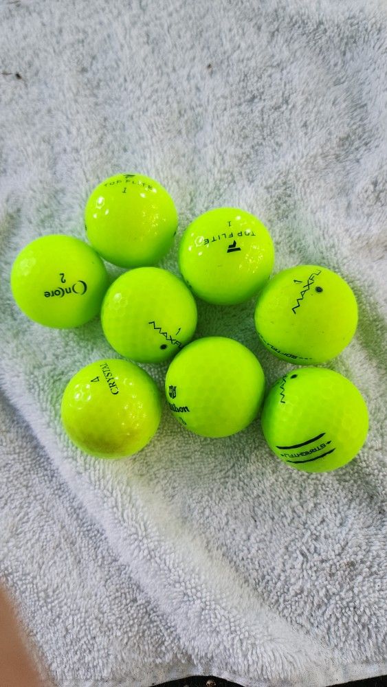 Mixed Colored Golf Balls