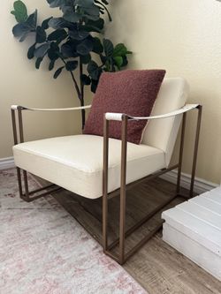 Leather accent chairs set of 2