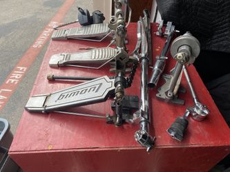 Drum Pedals & Other Parts And Hardware + Bag