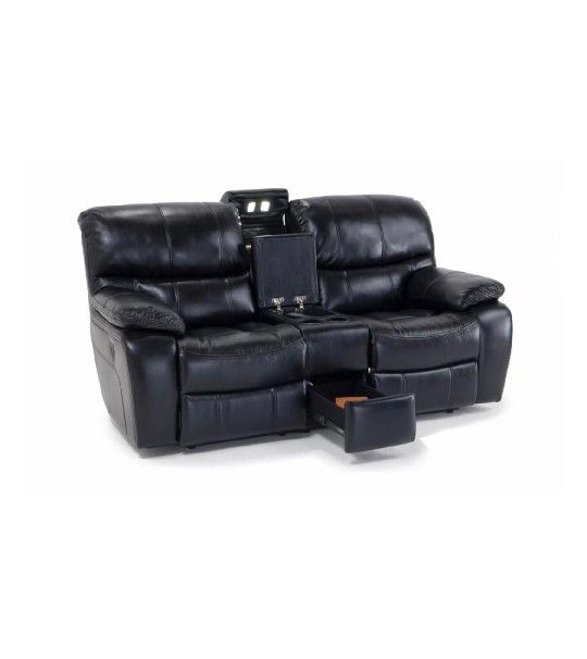 Black Leather Coach