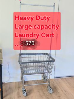 Commercial Laundry Cart Heavy Duty Large Capacity  HOME or OFFICE