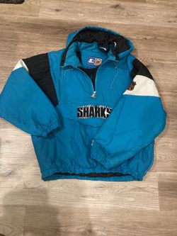 VINTAGE Sharks Pullover Jacket Unisex Size L