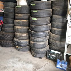tires difrent Sizes Like New