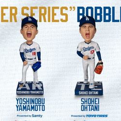 Dodgers World Series Starter Series Bobbleheads (Complete Set)
