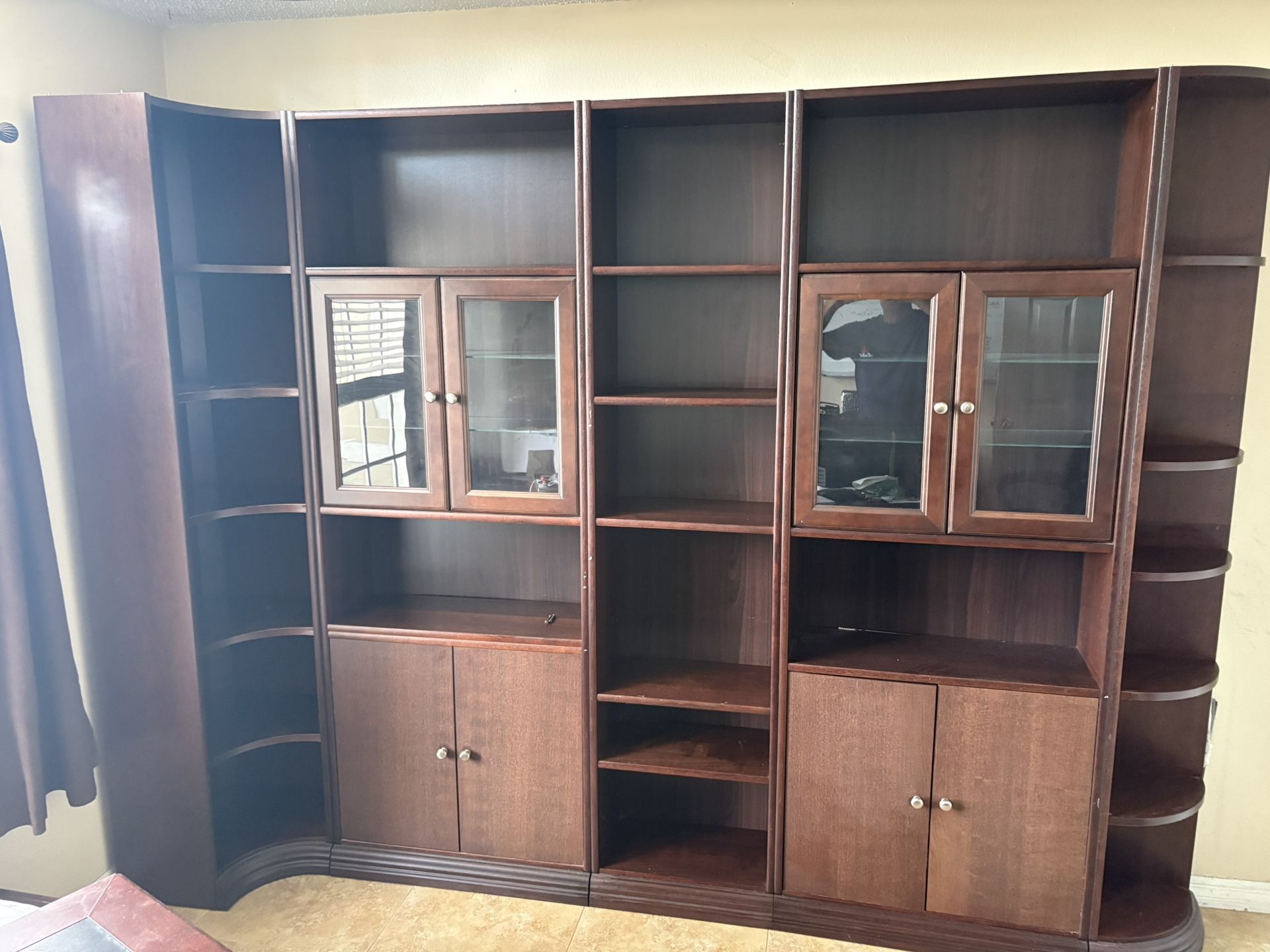 Large Wall Cabinet Bookcase