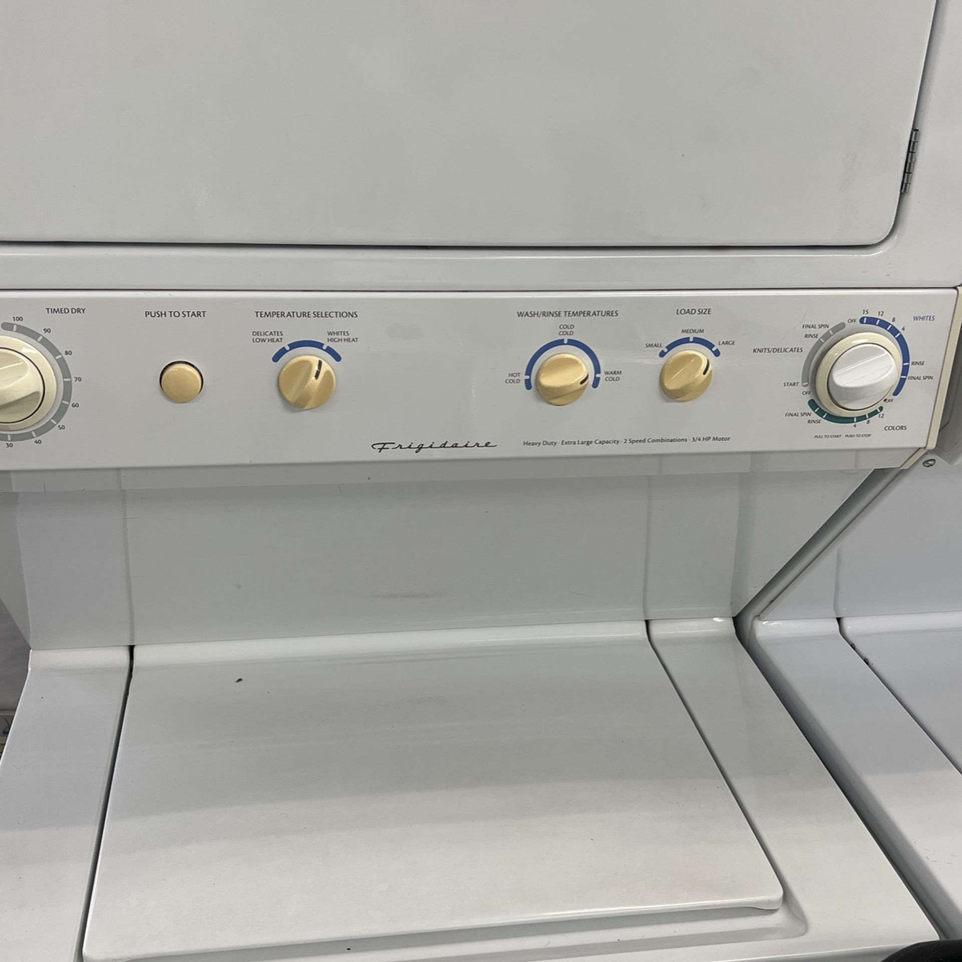 Stackable Washer And Electric Dryer Frigidaire 27”74”(3 Months Guaranteed )
