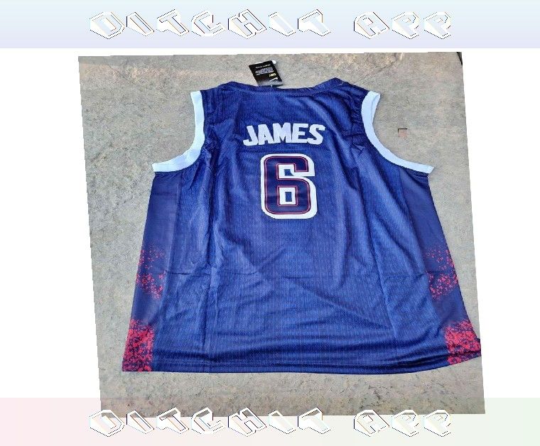 LeBron James USA Jersey Real Sports Gear hour himself