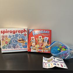 Kids Games & Activities: Headbands, Bunchems! Alive, & Spirograph $15 For All