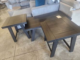 COFFEE TABLE SET:  Modern Rustic
