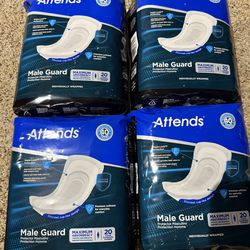 Attends® Male Guard, | Maximum Absorbancy