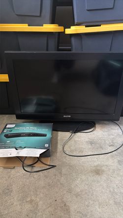 32” Sanyo TV & Philips BluRay Player