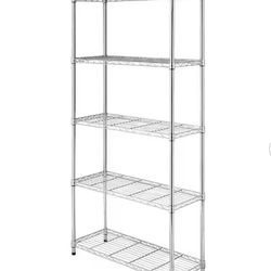 Chrome 5-Tier Heavy Duty Metal