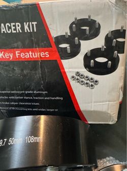 Wheel Spacers Set of 4 6x5.5 6x139.7mm M14x1.5 2 Inch 50mm - Compatible with Cadillac, Chevrolet, GMC - Escalade, Astro, Avalanche, Avalanche 1500, Av
