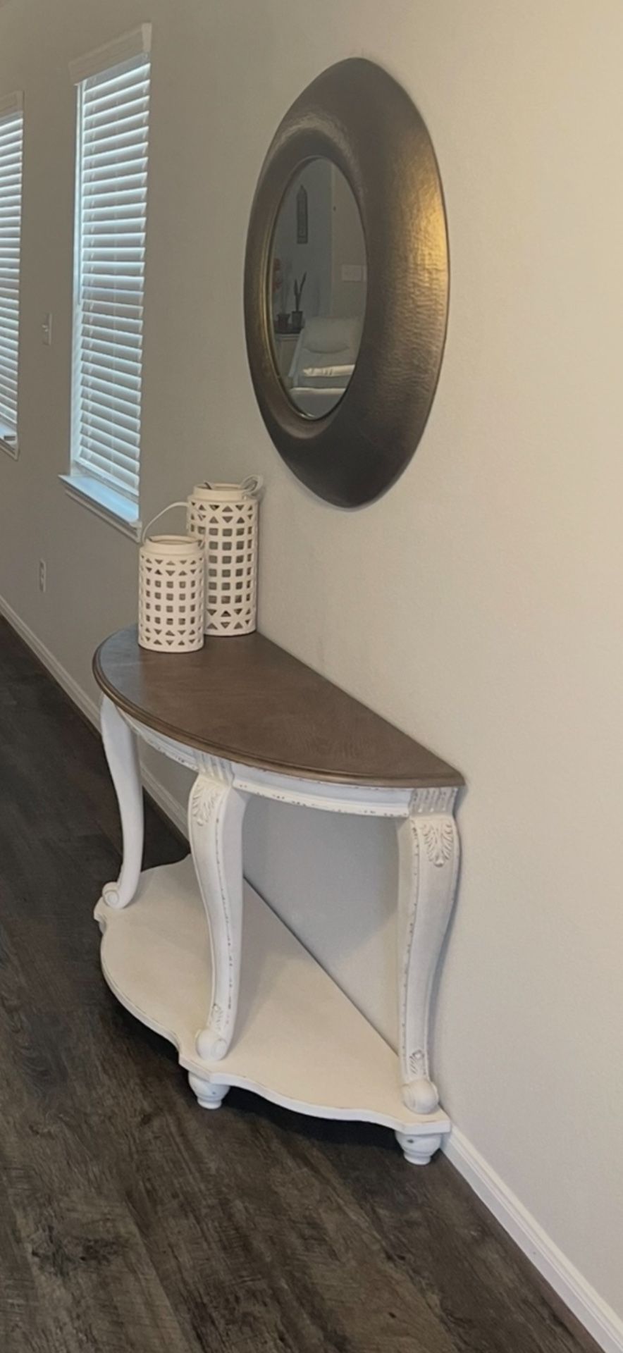 New Entry Sofa Table Large Mirror