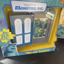 Monster Inc Night Light And Toys 