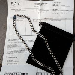 KAY JEWELRY'S MEN'S 22 NECKLACE 