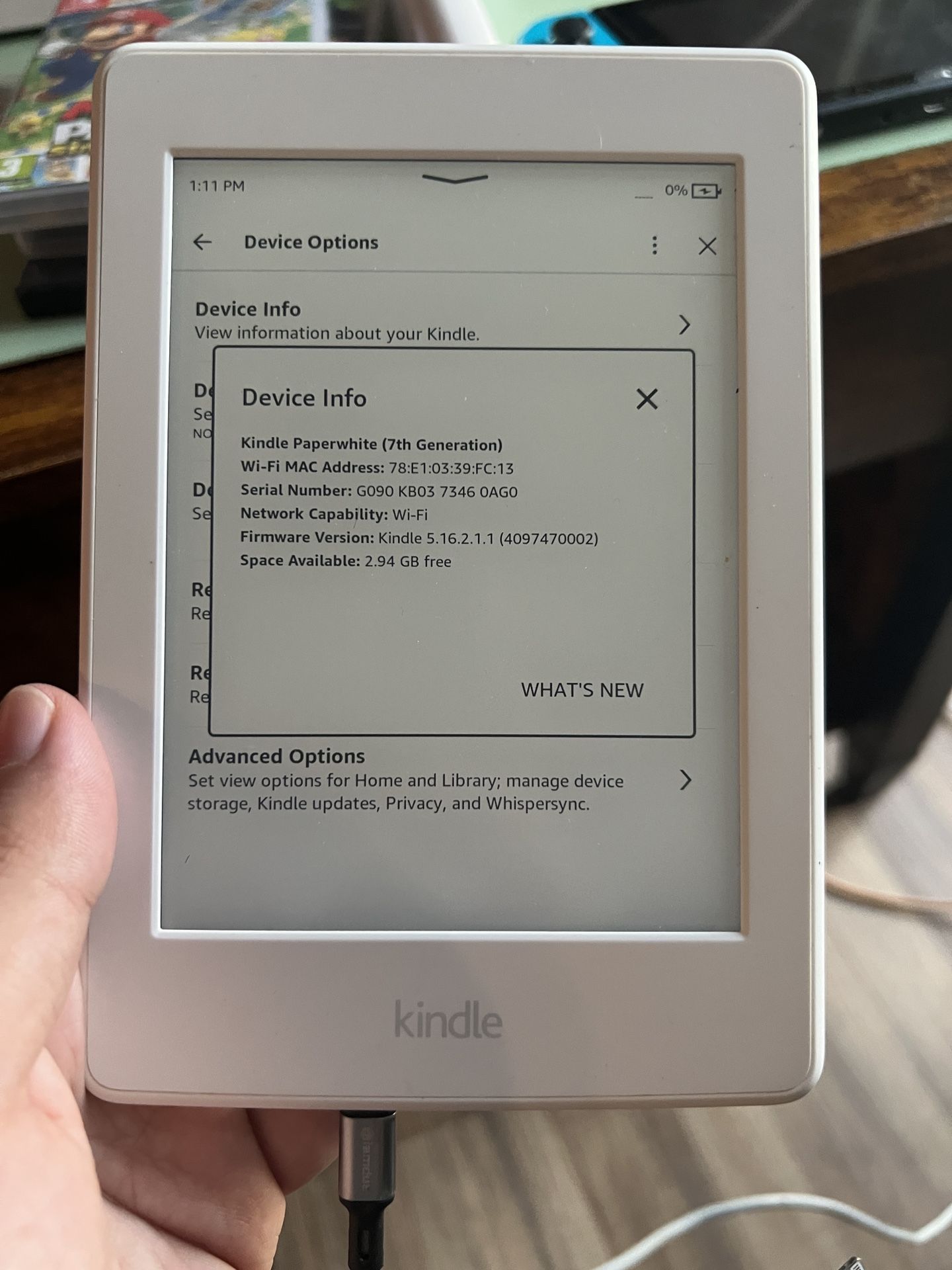 Kindle 7th generation With Case