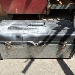 Bosch Deluxe Professional Steel Plastic Tool Box Galvanized