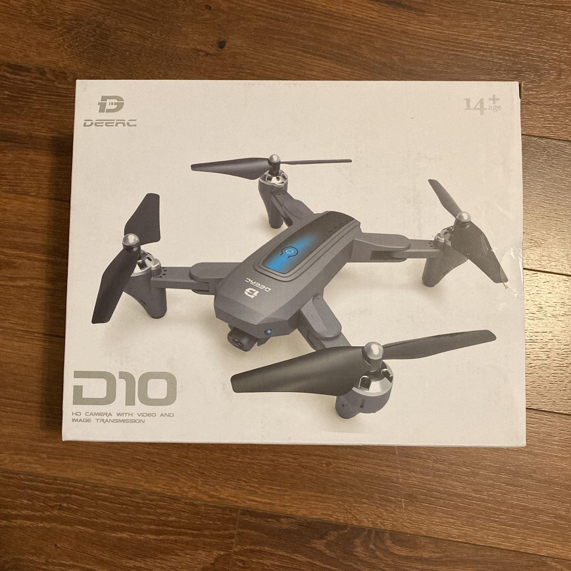 New DEERC D10 Drone with Camera 2K HD FPV Live Video 2 Batteries