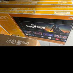 Brand new VIZIO 75" Class V-Series 4K UHD LED Smart TV V755-J04   Feel free to message me if you have any questions 