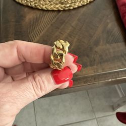 Cuban Link Man Ring 