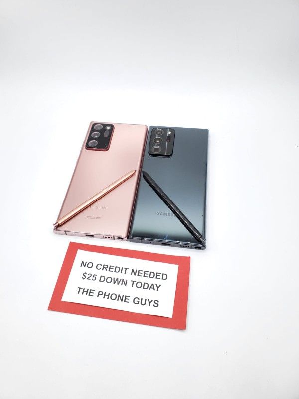 Samsung Galaxy Note 20 Ultra 5G 128GB $1 Down To Take Home Today