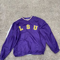 Vintage Russell LSU windbreaker 