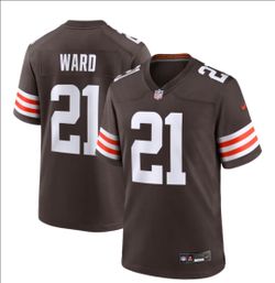 Denzel Ward Cleveland Browns Nike Youth L Game Jersey Brown