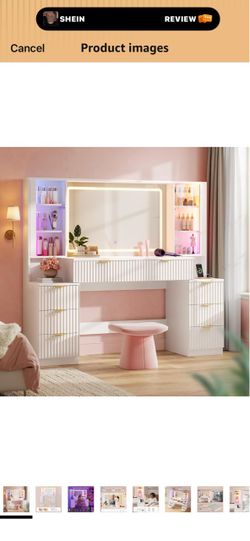 Large Luxury Vanity with Lights