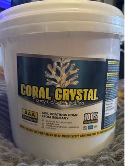 NEW Sealed 10KG Coral Crystal Epoxy Floor Coating – Garage/Concrete