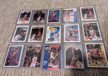 40 Card Michael Jordan Sports Card Lot - Fleer, Hoops, Inserts +