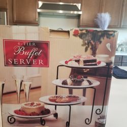 4-Tier Buffet Server