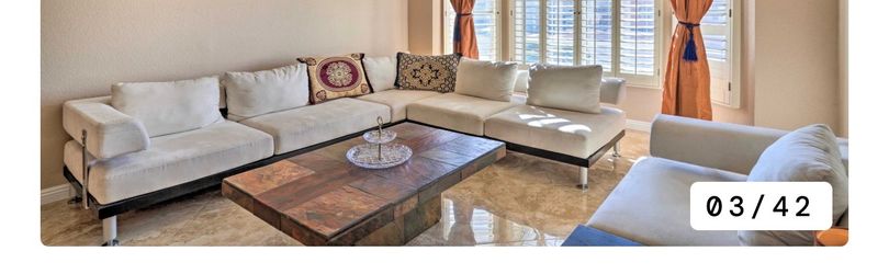 Huge 4 piece sectional sofa