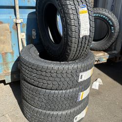 4 New Tires 265/70/16 Good Year All Terrain Installed And Balanced 