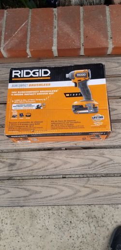 Ridged 18v Brushless 4 Mode Impact Driver Kit 