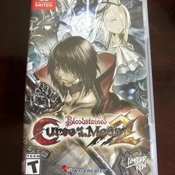 Limited Run Bloodstained Curse Of The Moon 2