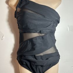 Black women's swimsuit. Size XL but fits L.$35.