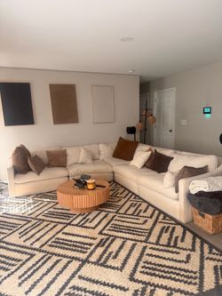 Cream/ nude couch