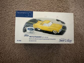 Department 56 Snow Village 1955 Ford Thunderbird Set