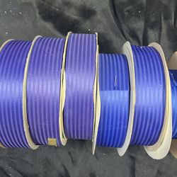 Royal Purple Floral Ribbon 