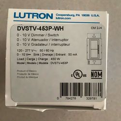 Lutron 10 V Commercial Dimmer Switch
