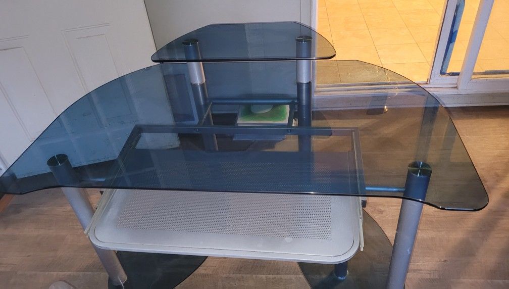 Glass Computer Desk