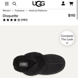 Uggs Disquette size 7 