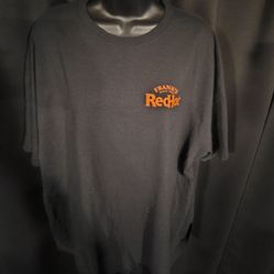T-shirt [Frank's Red Hot] [Black] [Red lettering]